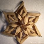 A4コピー用紙や折り紙でつくる紙のお星さまオーナメントの作り方