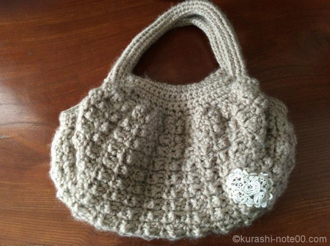 編み 簡単 かぎ針 バッグ