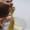 納豆とアイスのコラボ？！トルコ風アイスの伸び～伸び～を体験