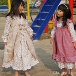 女の子服|フリフリワンピース、気分は大草原の小さなお家のローラ