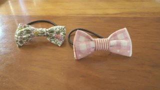 手縫いでできるヘアリボンの作り方