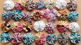 手縫いでできるハンドメイド|余り布でヨーヨーキルトを作ろう