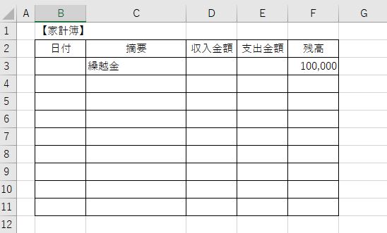 エクセルで家計簿を管理しよう 便利なテンプレートもダウンロードok 暮らしの音 Kurashi Note