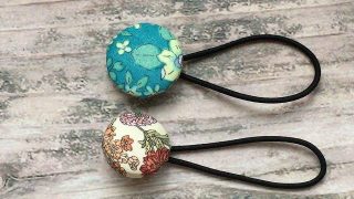 くるみボタンで髪ゴムを作ろう。100均のキッドが便利!ダイソーVSセリア