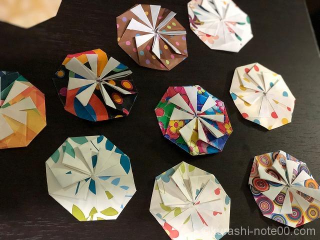折り紙で八角形のお花のような封筒を作ろう 暮らしの音 Kurashi Note