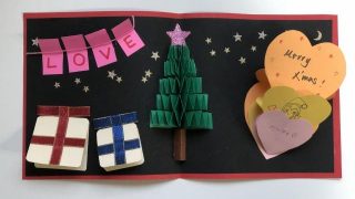 クリスマスツリーのポップアップカードの作り方|「沼ハマ」サプライズボックス