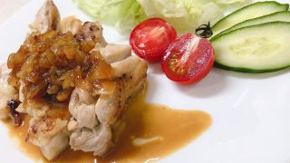 鶏ももソテーの玉ねぎソース|帰宅して20分で晩ご飯スピード調理