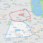 福岡市「鳥飼」は中央区と城南区にまたがる地域です