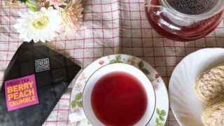 ベリーピーチ クランブル ティーで4種のベリーを愉しむ紅茶の時間