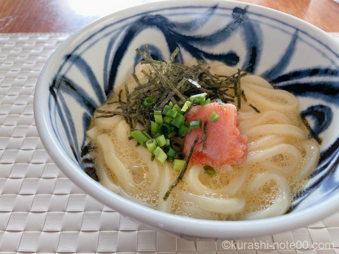 明太冷やしうどん