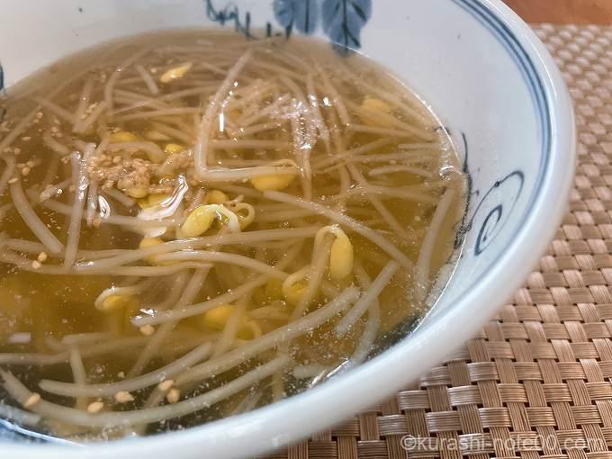 大豆もやしの冷麺風