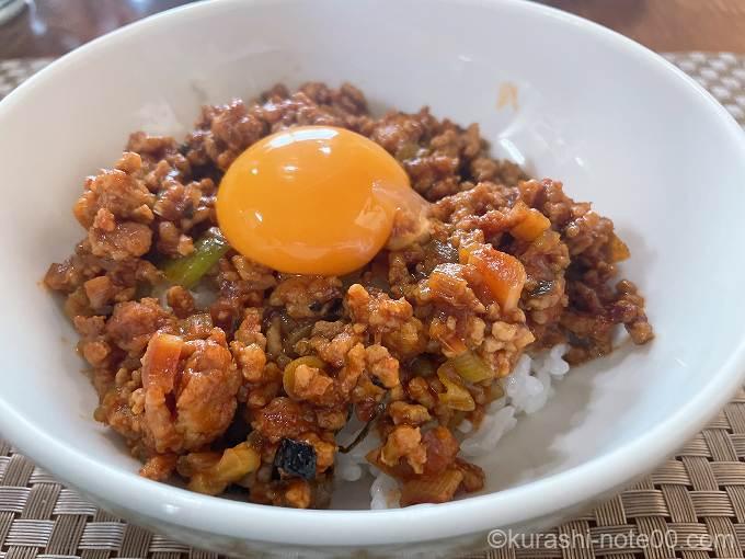 韓国風そぼろ丼