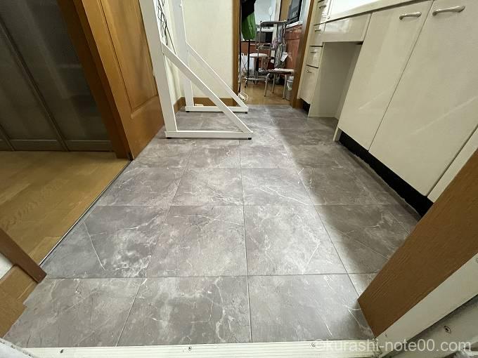 新調したクッションフロア