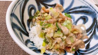 ネギ塩豚カルビ丼|帰宅して20分で晩ご飯スピード調理