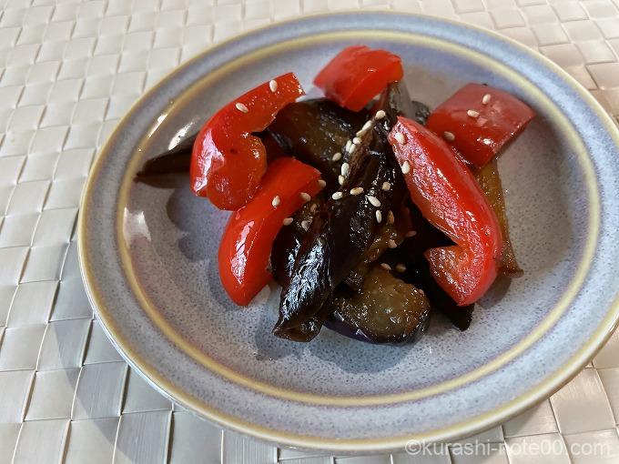 ナスの甘酢炒め