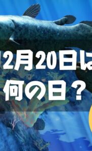 12月20日は何の日？シーラカンスの日｜その他記念日・誕生日まとめ