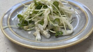 【居酒屋メニュー】大根とホタテ缶のマヨネーズ和え