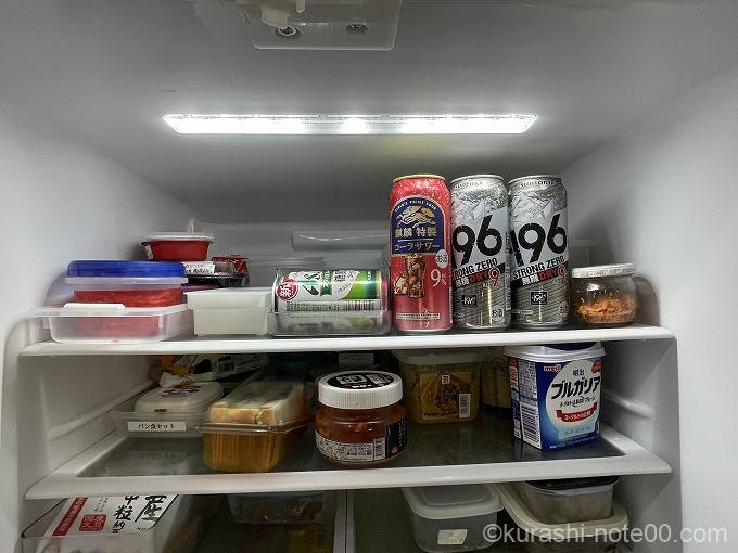 冷蔵庫一番上段