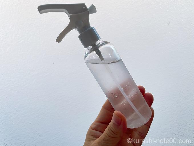 スプレーボトルに詰めた麹水