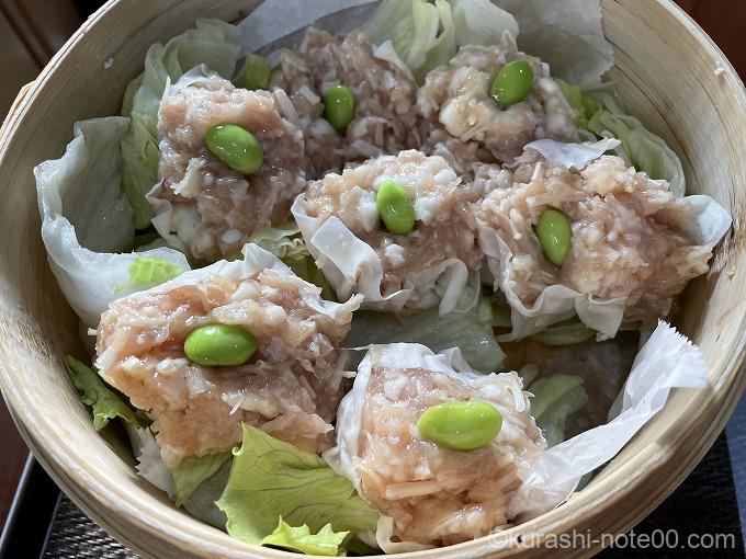 セイロ蒸しの焼売