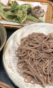 三瀬高原の精進料理「むくの木」で天ぷら蕎麦セットを堪能