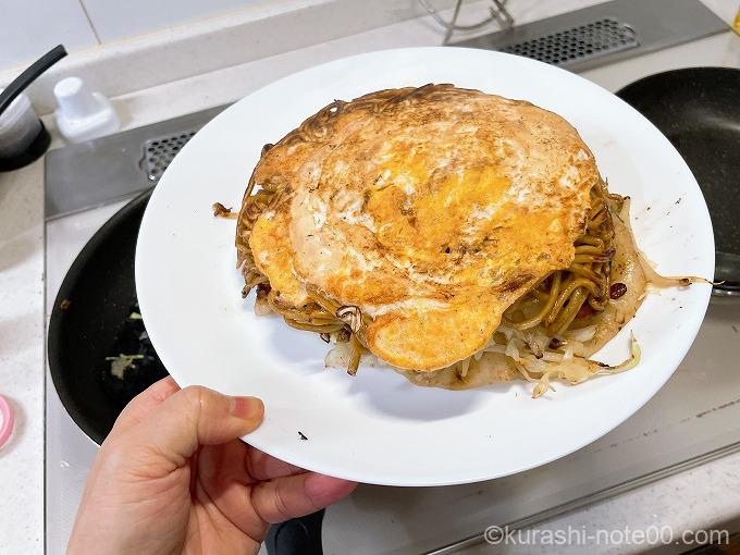 お好み焼き完成
