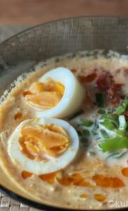 レンジで４分！【豆乳春雨担々麺】ダイエットの助っ人！