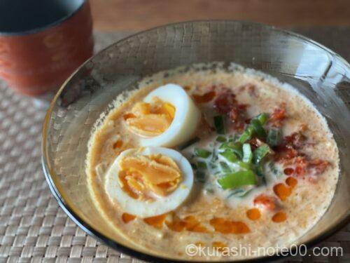 豆乳春雨担々麺