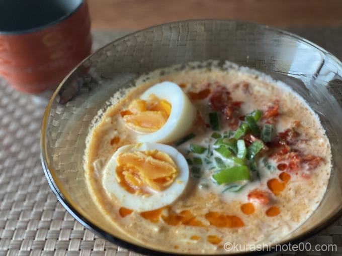 豆乳春雨担々麺