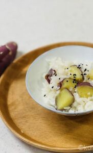 【さつまいもご飯】美味しく作るコツは塩こうじ！冷めてもホクホク失敗なし
