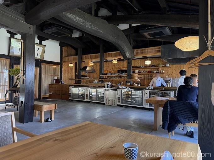 蕎麦文治郎店内