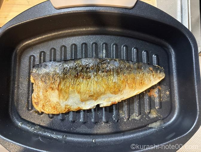 サバを焼いたところ