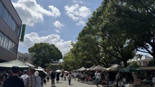 風の市場〜筥崎宮蚤の市〜で見つけたアンティークなフェンスで庭の青写真を構想中